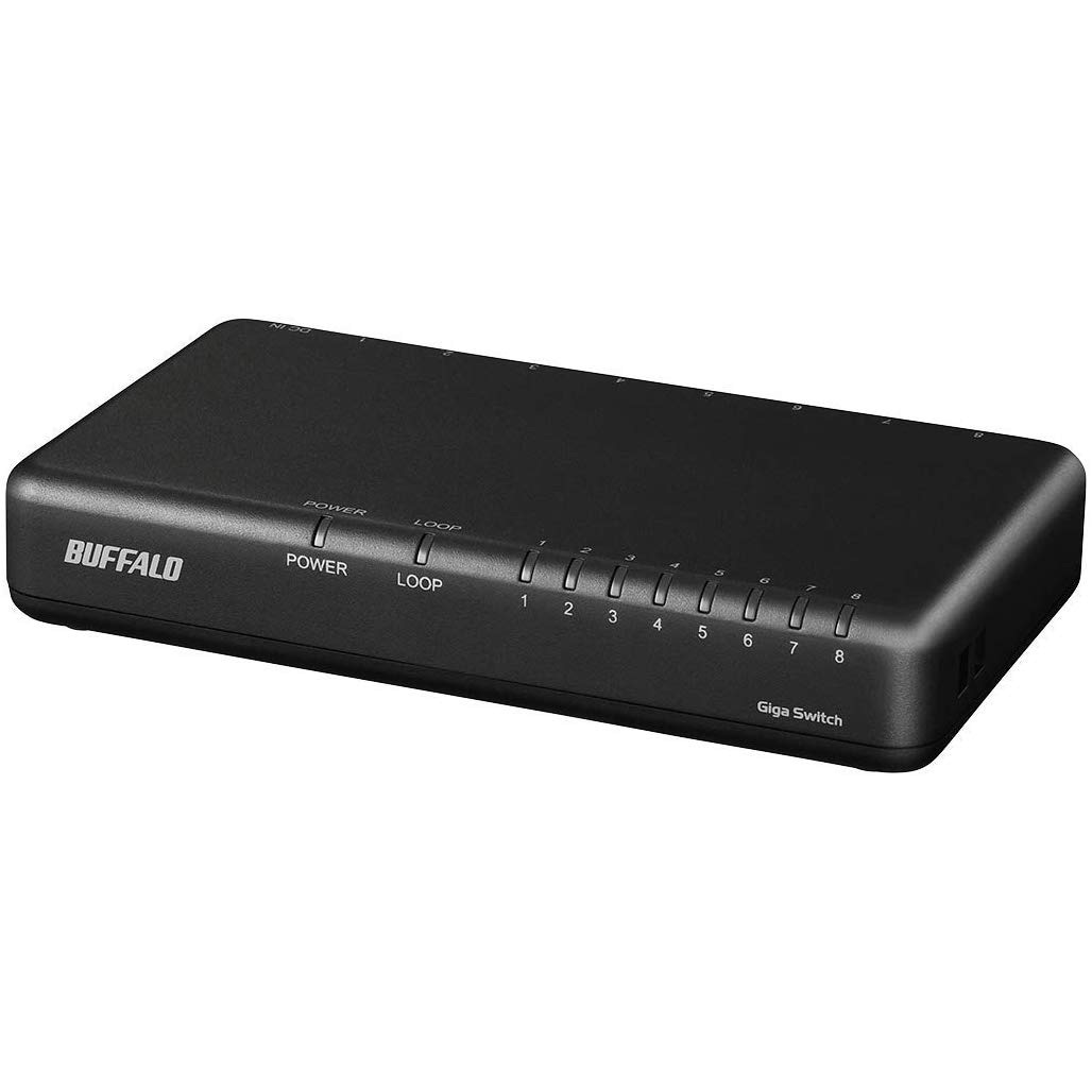 BUFFALO 10/100M スイッチングハブ 16ポート新品8台 Amazon | バッファロー BUFFALO 10/100Mbps対応 金属筺体 電源