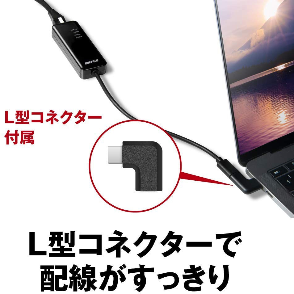 楽天スーパーセール】 有線LANアダプター バッファロー ブラック USB3.0対応 LUA4-U3-AGTE-BK Giga