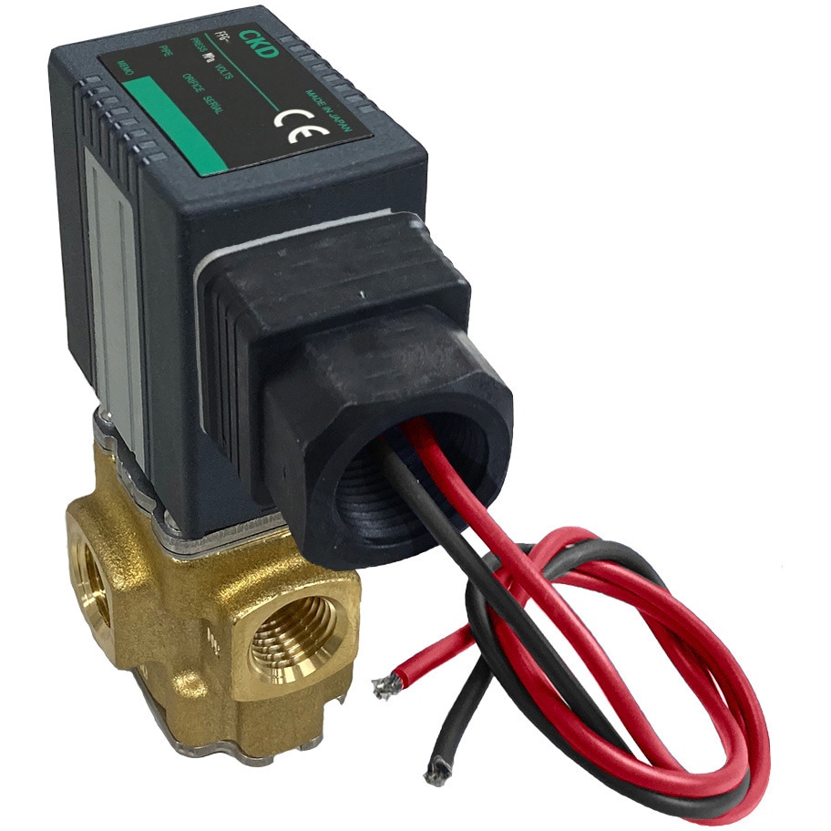 FFG-5110A2Q3E4 直動式3ポート電磁弁 マルチフィット(R) ユニバーサル形 FFGシリーズ 黄銅ボディ(FFG-5110A～) 1台 CKD 【通販モノタロウ】