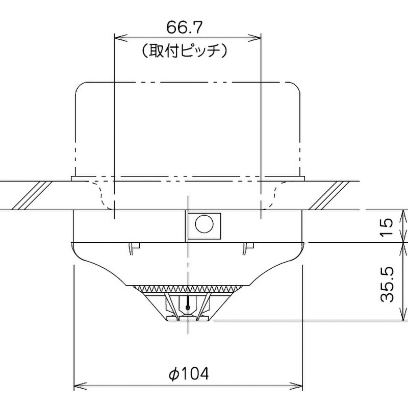 2SN2-P 差動式スポット型感知器 2種 1台 ニッタン(NITTAN) 【通販