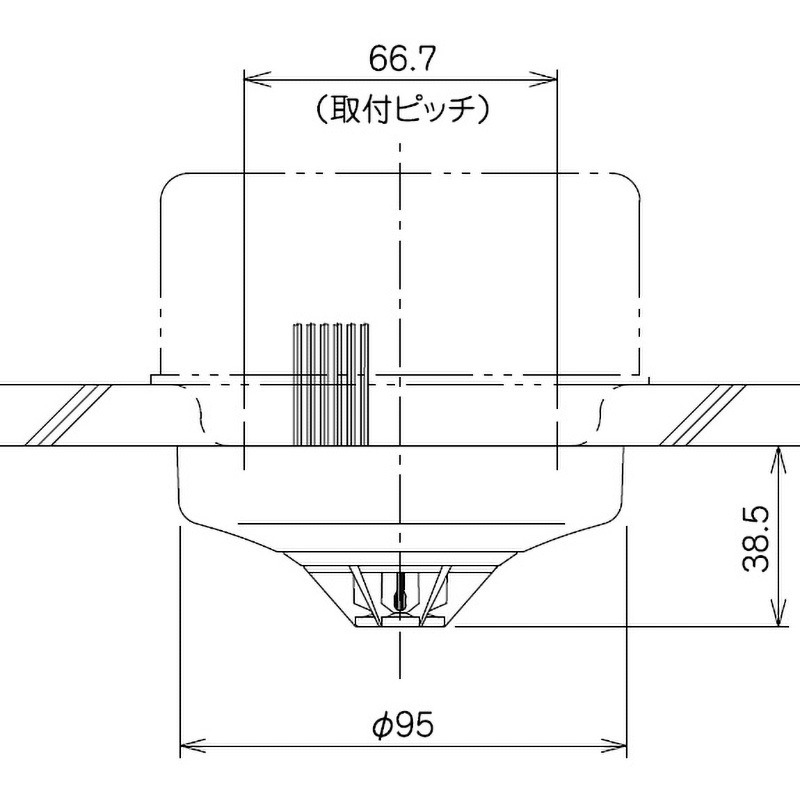 2SM-PHW FAS定温式スポット型感知器 ニッタン(NITTAN) 2種 2SM-PHW