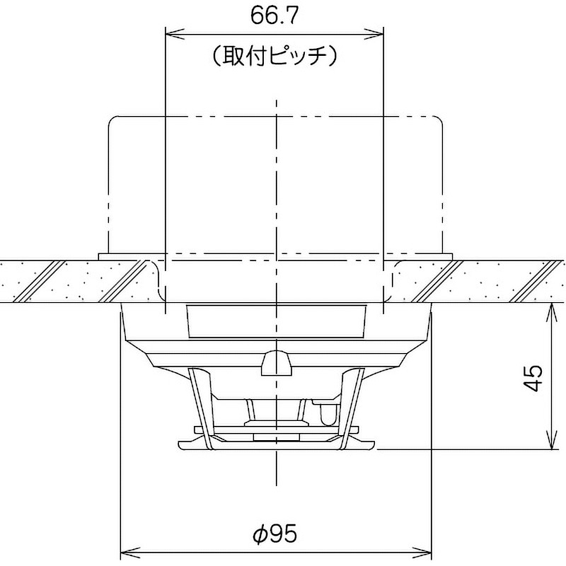 TCC-60-L 定温式スポット型感知器 ニッタン(NITTAN) 特種 TCC-60-L
