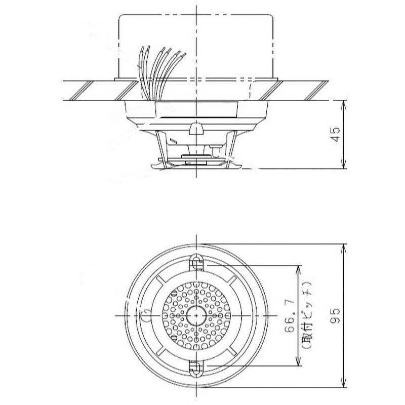 TCC2-60-PHW 定温式スポット型感知器 ニッタン(NITTAN) 特種 TCC2-60