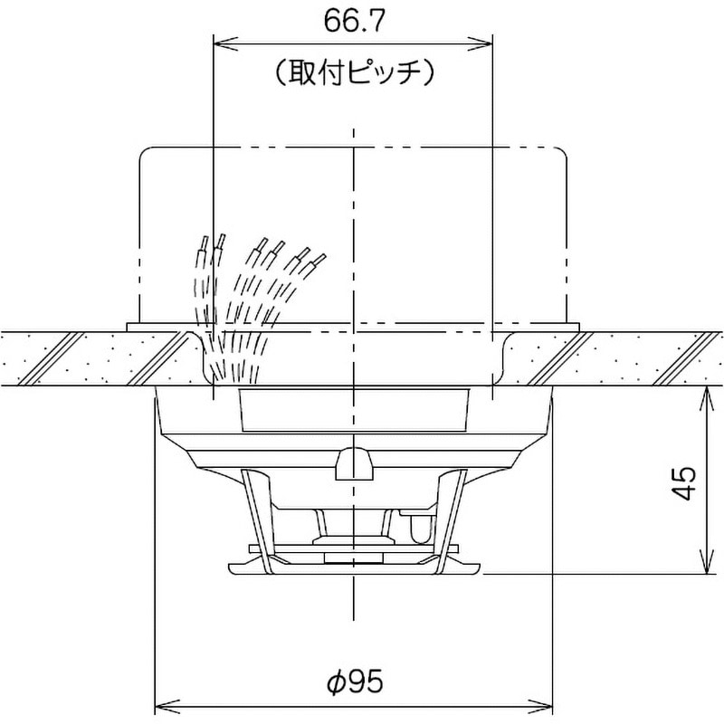 PC1D-70PHW-011 感知器 ニッタン 定温式 自動試験 10個 PC1D
