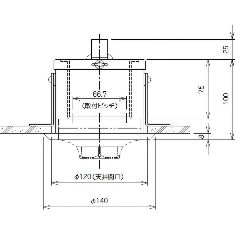 【ジャンク品】方向幕点検蓋 NID-T-D 点検ボックス ニッタン(NITTAN) 床付用 NID-T-D