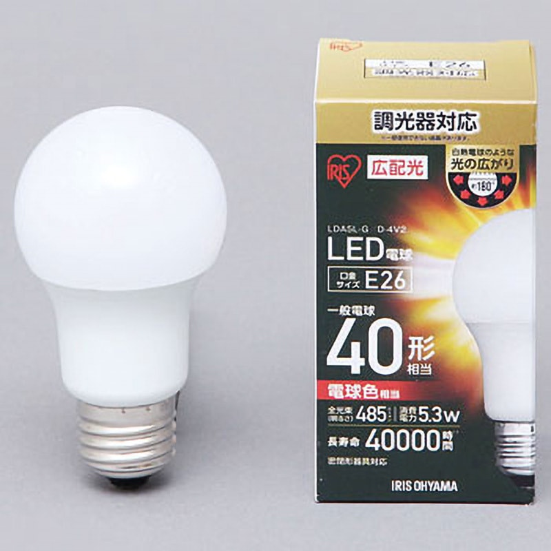 LDA5L-G/D-4V2 LED電球 E26 調光器対応 V2 アイリスオーヤマ 2700K