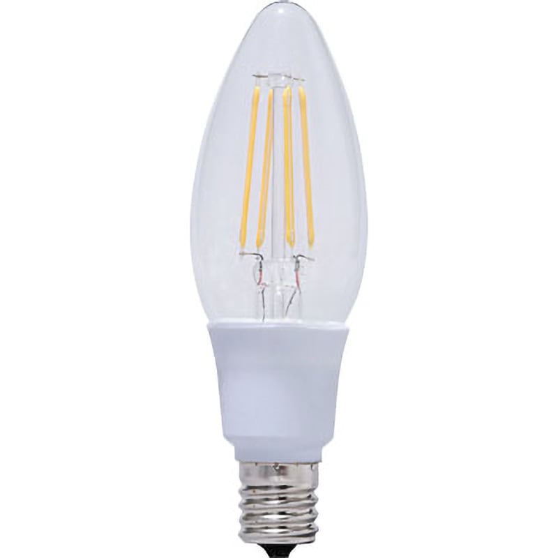 LDC4L-G-E17/D-FC 小形LEDフィラメント電球 クリアタイプ 調光器対応 