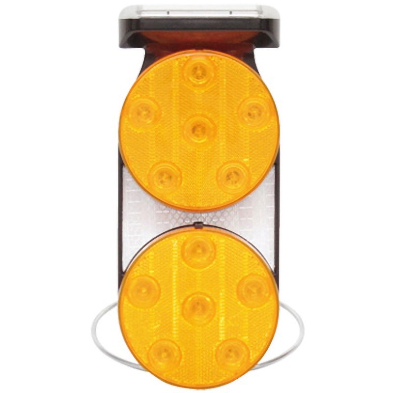 TG-WB2Y ソーラーHybrid LEDダブルブリンク トーグ安全工業 黄点滅   TG-WB2Y