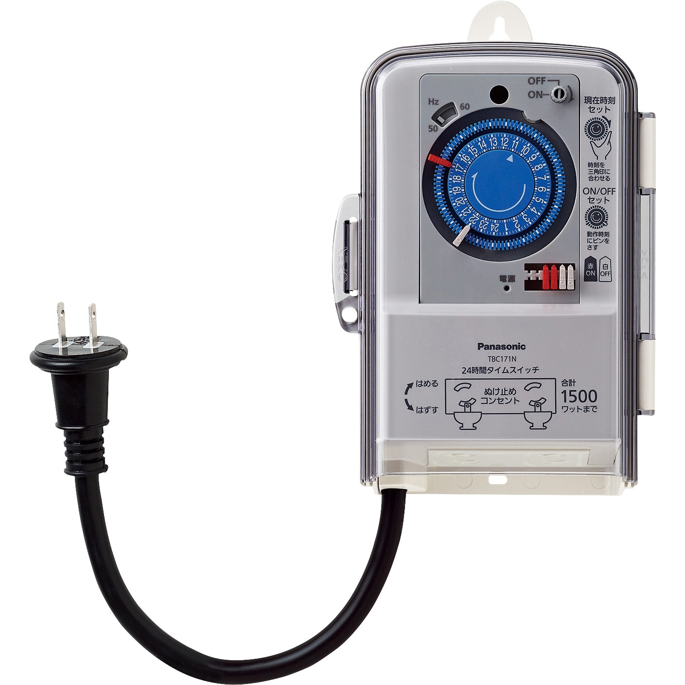 TBC171N 24時間式タイムSWコードコンセント付 1個 Panasonic