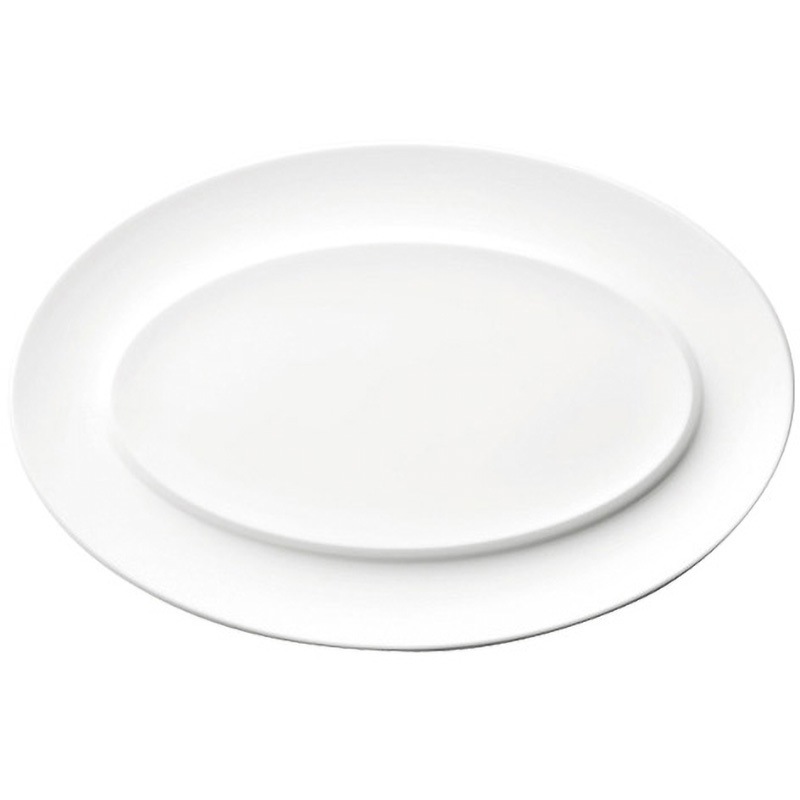 11700-4292H EXQUISITE 楕円シーフード皿 NIKKO(ニッコー)[陶器] 丸皿 種別40cm   11700-4292H