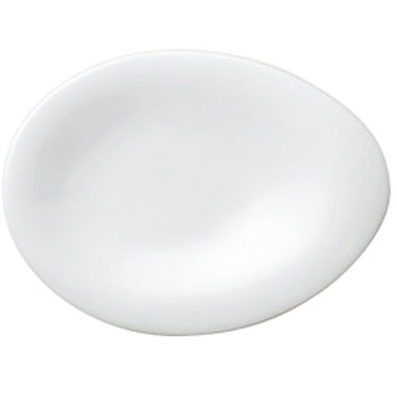 13350-4668 I O OVAL PLATE NIKKO(ニッコー)[陶器] 丸皿 種別180  1箱(4枚) 13350-4668