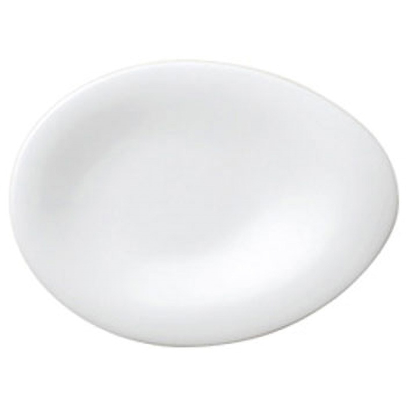 13350-4669 I O OVAL PLATE NIKKO(ニッコー)[陶器] 丸皿 種別150  1箱(4枚) 13350-4669