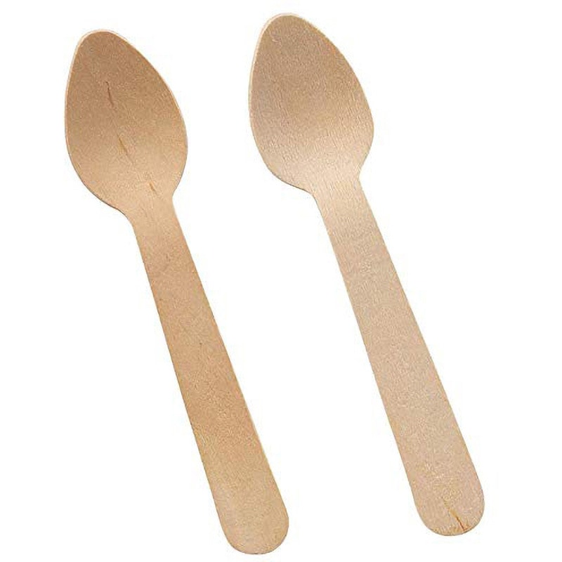 DSPW100 ウッドデザートスプーン 1袋(100本×500袋) サンナップ 【通販モノタロウ】