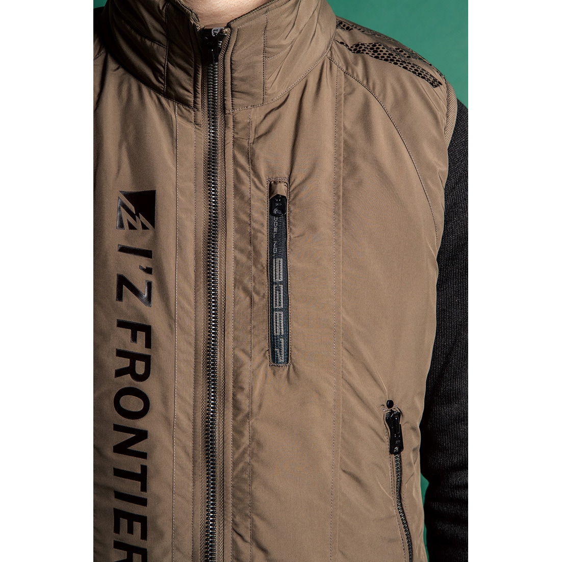 9367 高密度フェイクダウン防寒ベスト #9367 1着 I'Z FRONTIER(アイズ