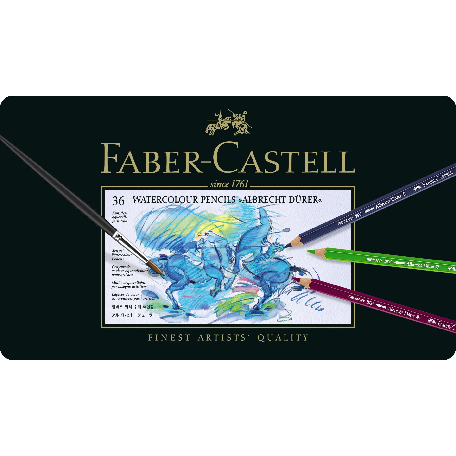 ファーバーカステル アルブレヒト・デューラー 水彩色鉛筆 36色セット 