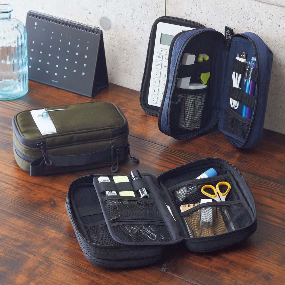 A7764-11 ツールポーチ リヒトラブ ファスナー ネイビー色 A7764-11