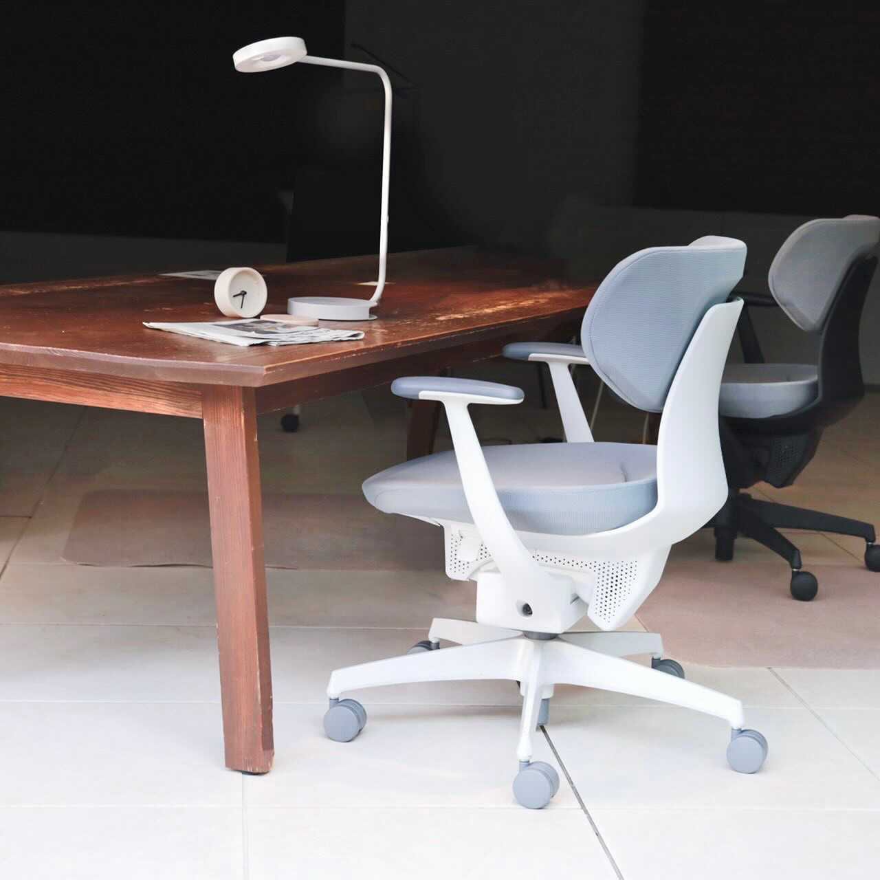 CR-G3201E6G47E-WNN オフィスチェアー ing ラテラルタイプ(配送・組立サービス付き) コクヨ ナイロンキャスター T型肘 ブラック   CR-G3201E6G47E-WNN