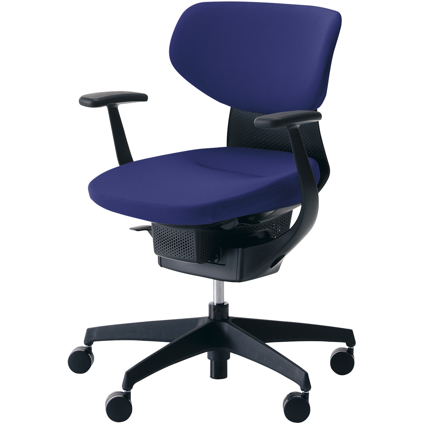 CR-G3201E6G47E-WNN オフィスチェアー ing ラテラルタイプ(配送・組立サービス付き) コクヨ ナイロンキャスター T型肘 ブラック   CR-G3201E6G47E-WNN