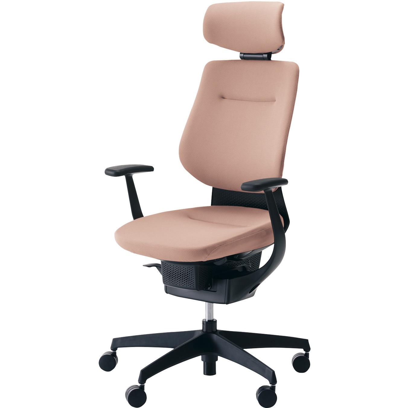 CR-G3205E6G49G-VNN オフィスチェアー ing ヘッドレスト付きタイプ(配送・組立サービス付き) コクヨ ポリウレタンキャスター ブラック   CR-G3205E6G49G-VNN