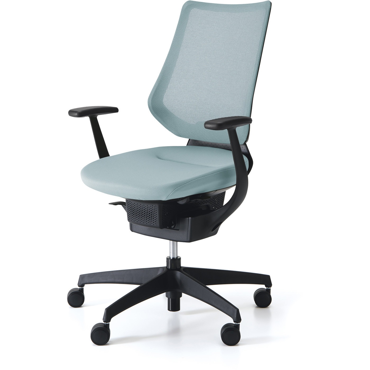 CR-G3403E6G439-VN オフィスチェアー ing バーチカルタイプ(配送・組立サービス付き) コクヨ 肘掛あり ポリウレタンキャスター 材質樹脂脚ブラック   CR-G3403E6G439-VN