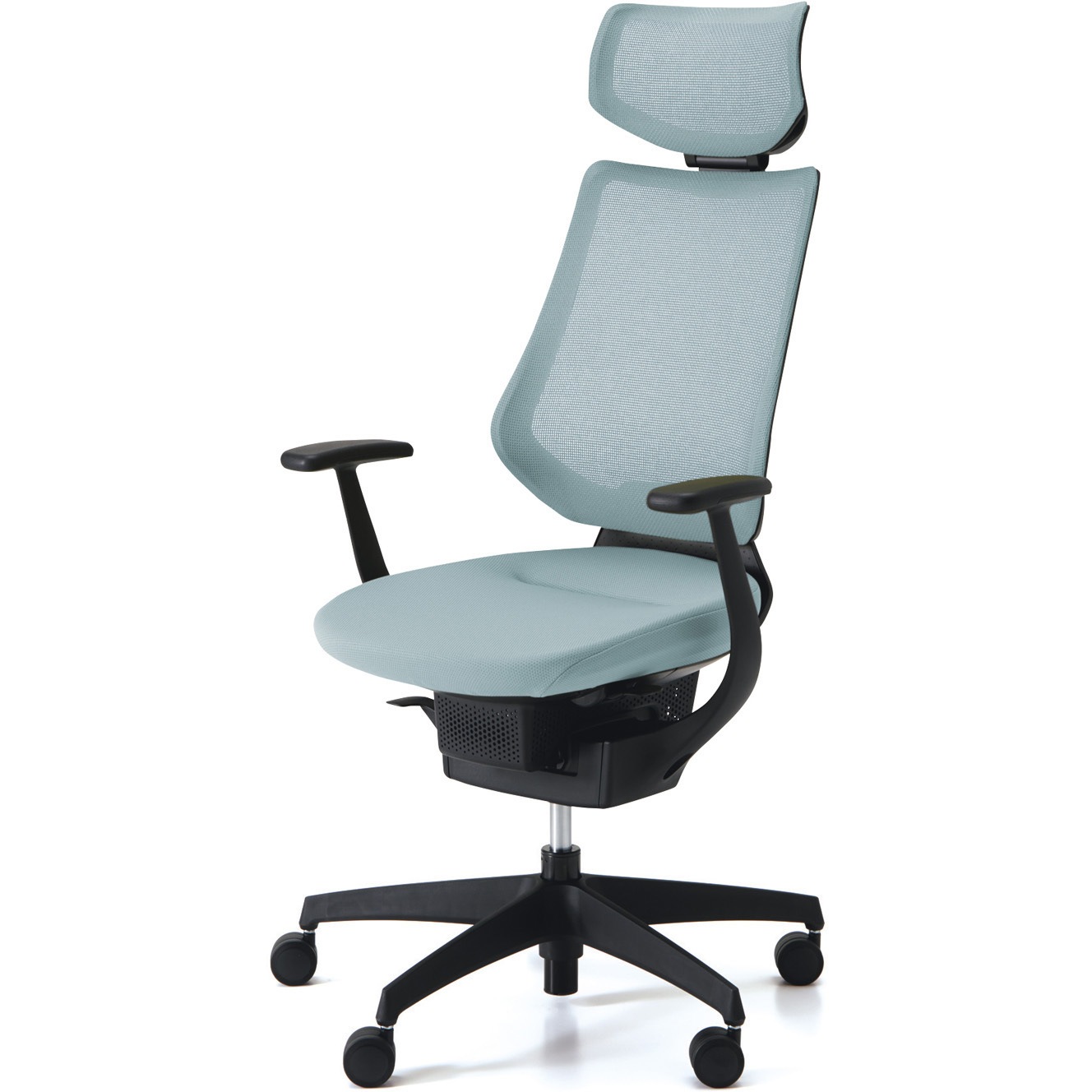 CR-G3405E6G439-WN オフィスチェアー ing ヘッドレスト付きタイプ(配送・組立サービス付き) コクヨ 肘掛あり ナイロンキャスター 材質樹脂脚ブラック   CR-G3405E6G439-WN 60,390円