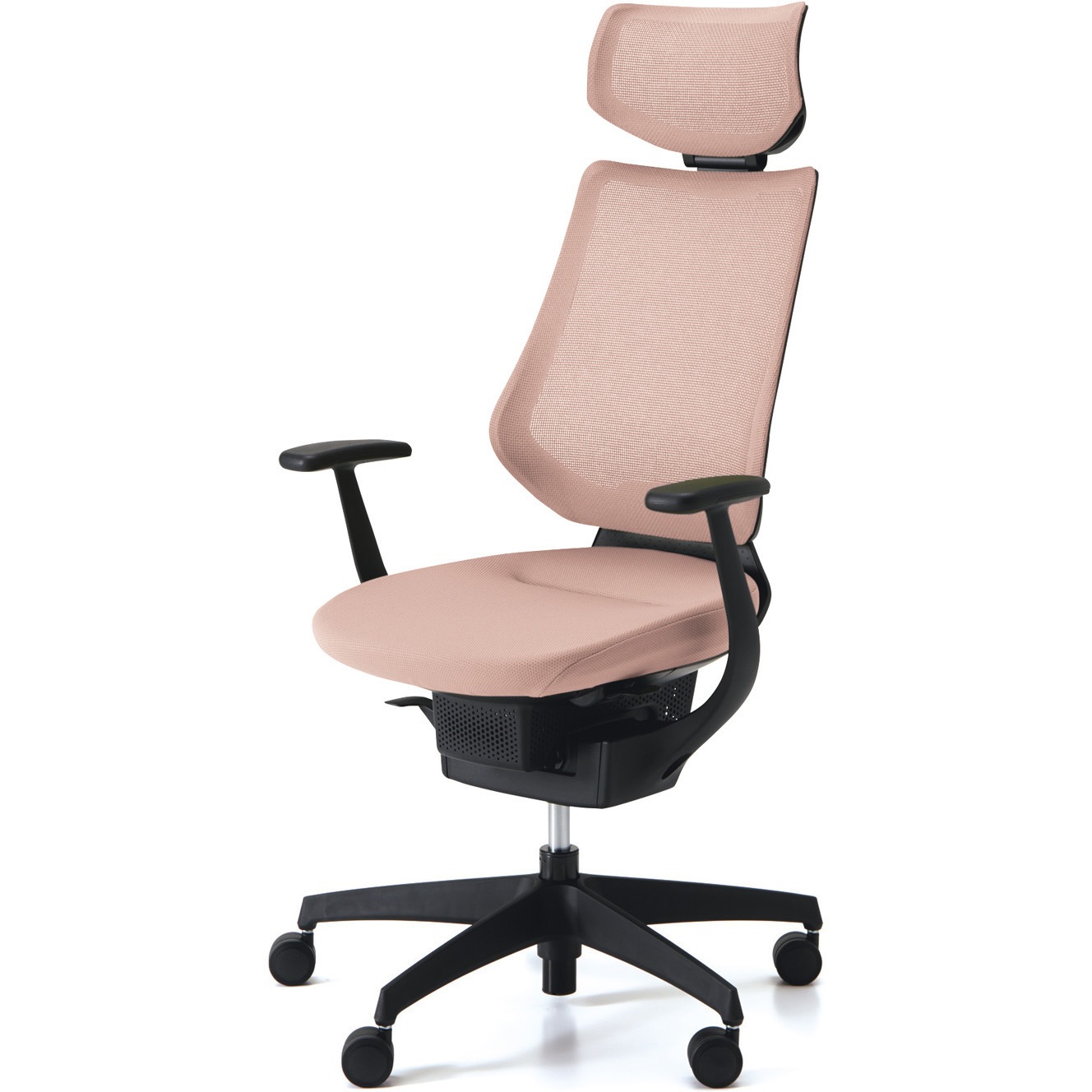 CR-G3405E6G49G-VN オフィスチェアー ing ヘッドレスト付きタイプ(配送・組立サービス付き) コクヨ 肘掛あり ポリウレタンキャスター 材質樹脂脚ブラック   CR-G3405E6G49G-VN