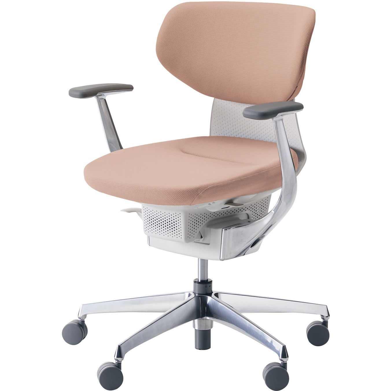 CR-GA3241E1G49G-WN オフィスチェアー ing ラテラルタイプ(配送・組立サービス付き) コクヨ ナイロンキャスター ホワイトグレー   CR-GA3241E1G49G-WN