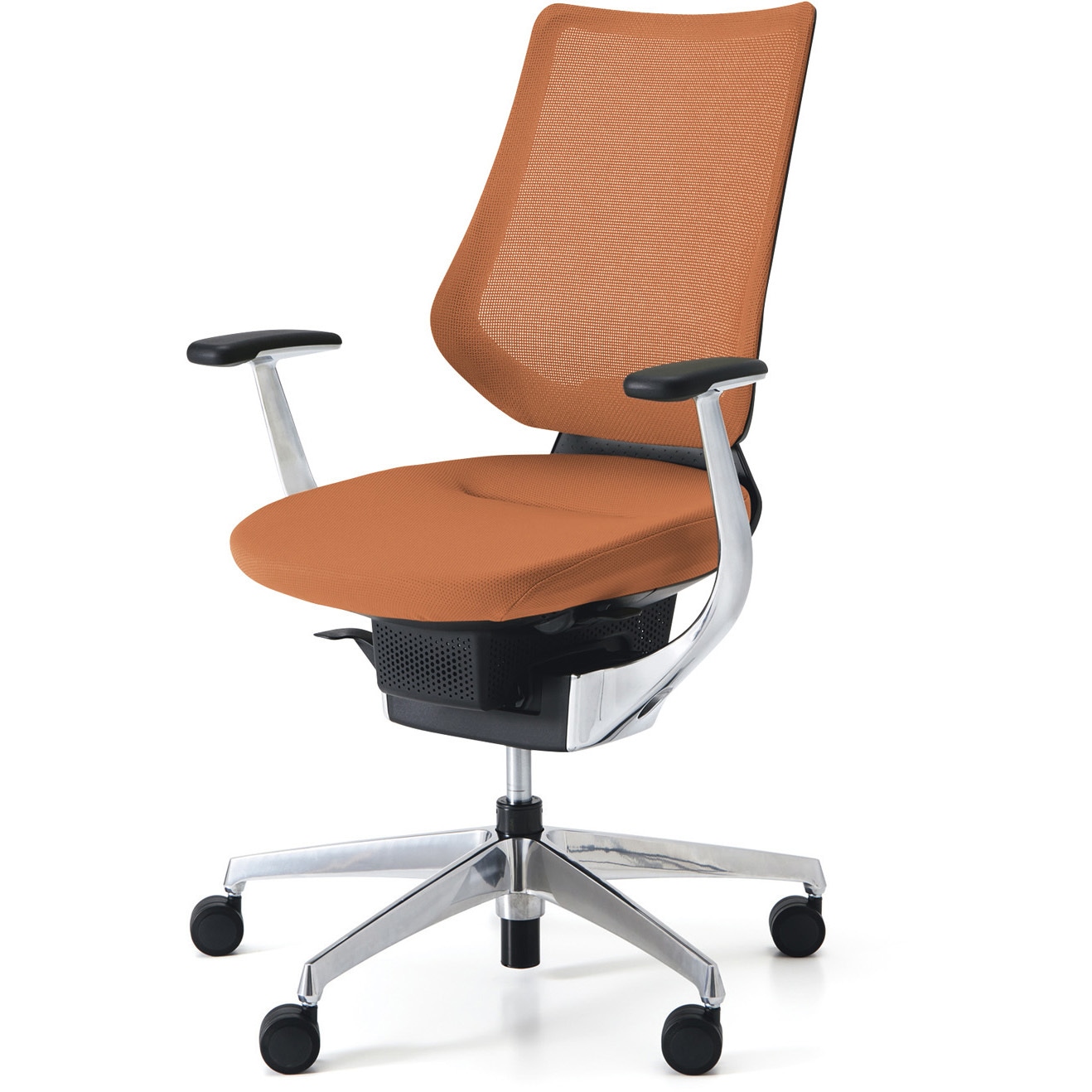 CR-GA3443E6G40T-V オフィスチェアー ing バーチカルタイプ(配送・組立サービス付き) コクヨ アルミ肘 ポリウレタンキャスター   CR-GA3443E6G40T-V