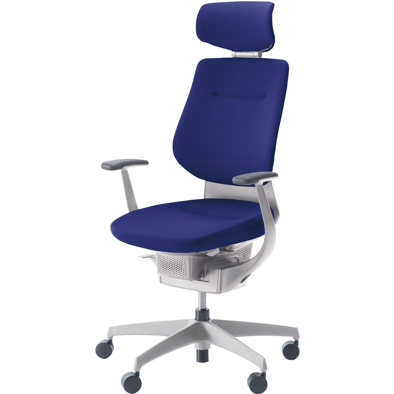 CR-GW3205E1G47E-WN オフィスチェアー ing ヘッドレスト付きタイプ(配送・組立サービス付き) コクヨ ナイロンキャスター T型肘 ホワイトグレー   CR-GW3205E1G47E-WN 65,890円