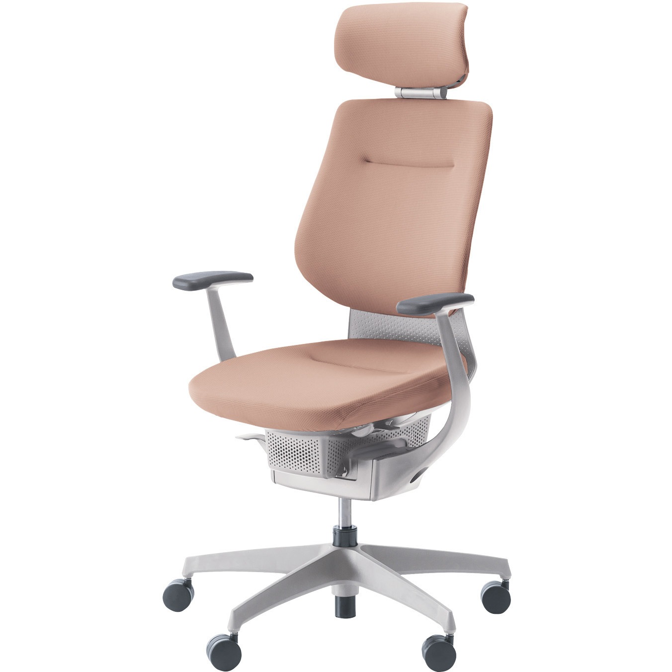 CR-GW3205E1G49G-WN オフィスチェアー ing ヘッドレスト付きタイプ(配送・組立サービス付き) コクヨ ナイロンキャスター ホワイトグレー   CR-GW3205E1G49G-WN