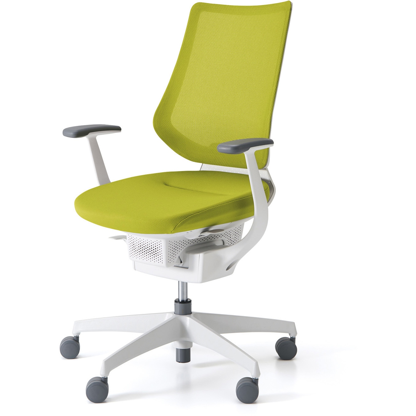 コクヨ イング クッション・バーチカル ホワイトシェル アルミ脚 ディープパープルW 肘付き 固定肘タイプ 送料無料 コクヨ イング ing バーチカルタイプ CR-GW3213E1 オフィス