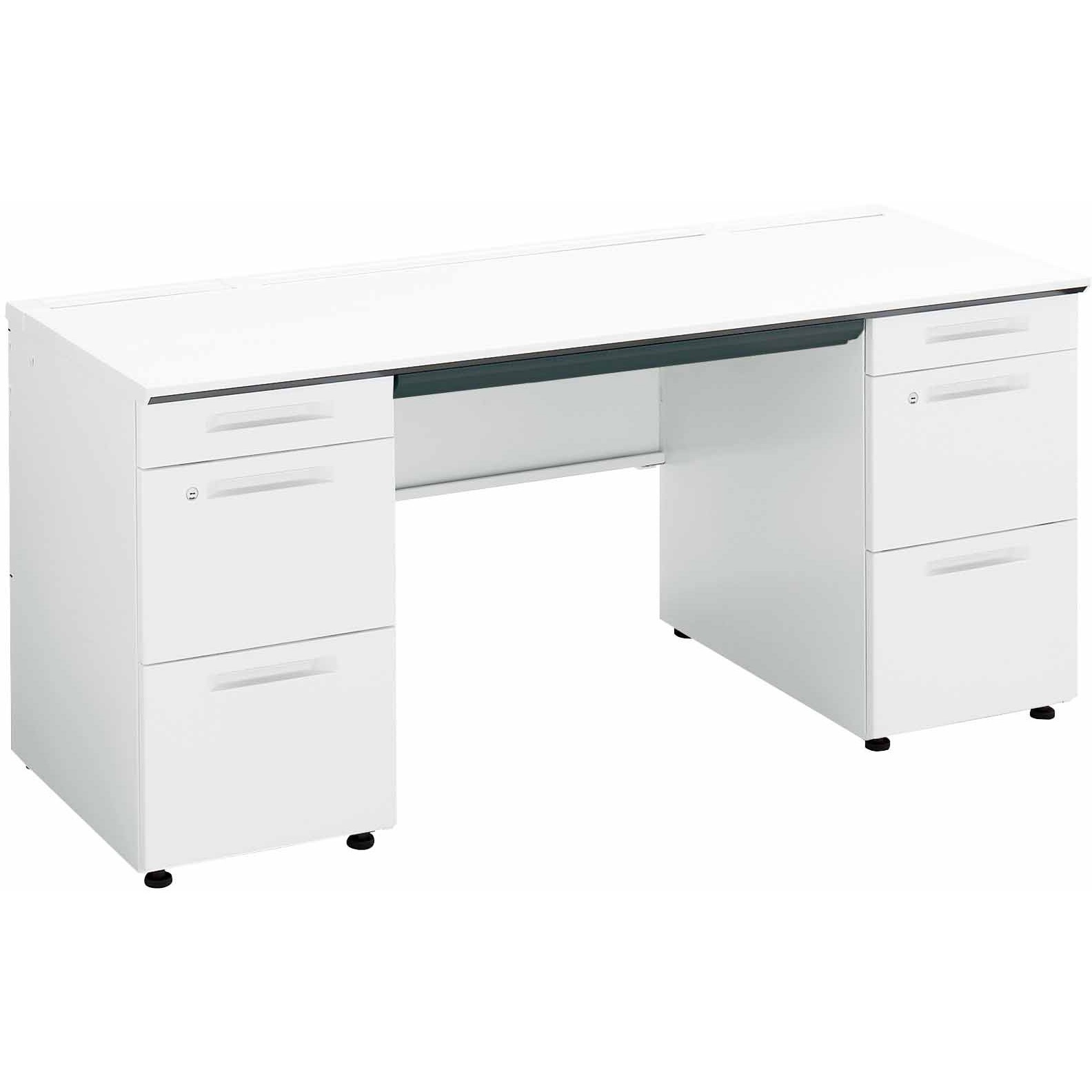 SD-ISN166CAASPAWN3 ISデスクシステム 両袖デスクA4(配送・組立サービス付き) コクヨ 組立・設置・取付 高さ720mm幅1600mm奥行600mm  SD-ISN166CAASPAWN3