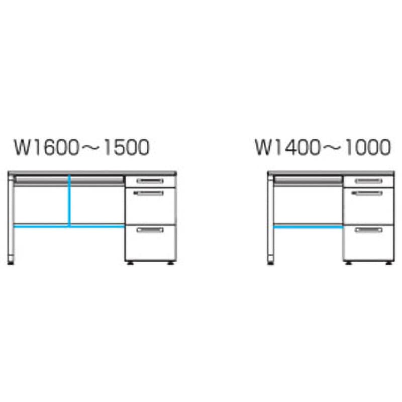 ISデスクシステム用足元棚 コクヨ 机下台/アンダーラック 【通販