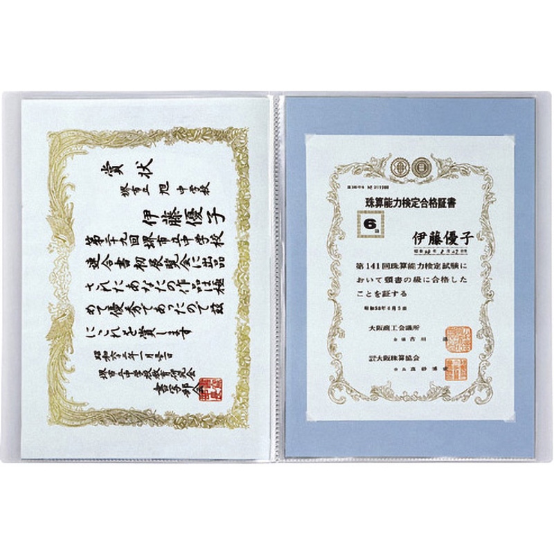 SSS-200-20 賞状ホルダー セキセイ ピンク色 大B4サイズ SSS-200-20