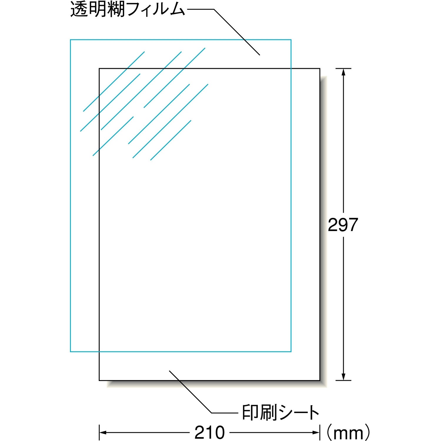 51112N 転写シール透明 1冊 エーワン[ラベル] 【通販モノタロウ】