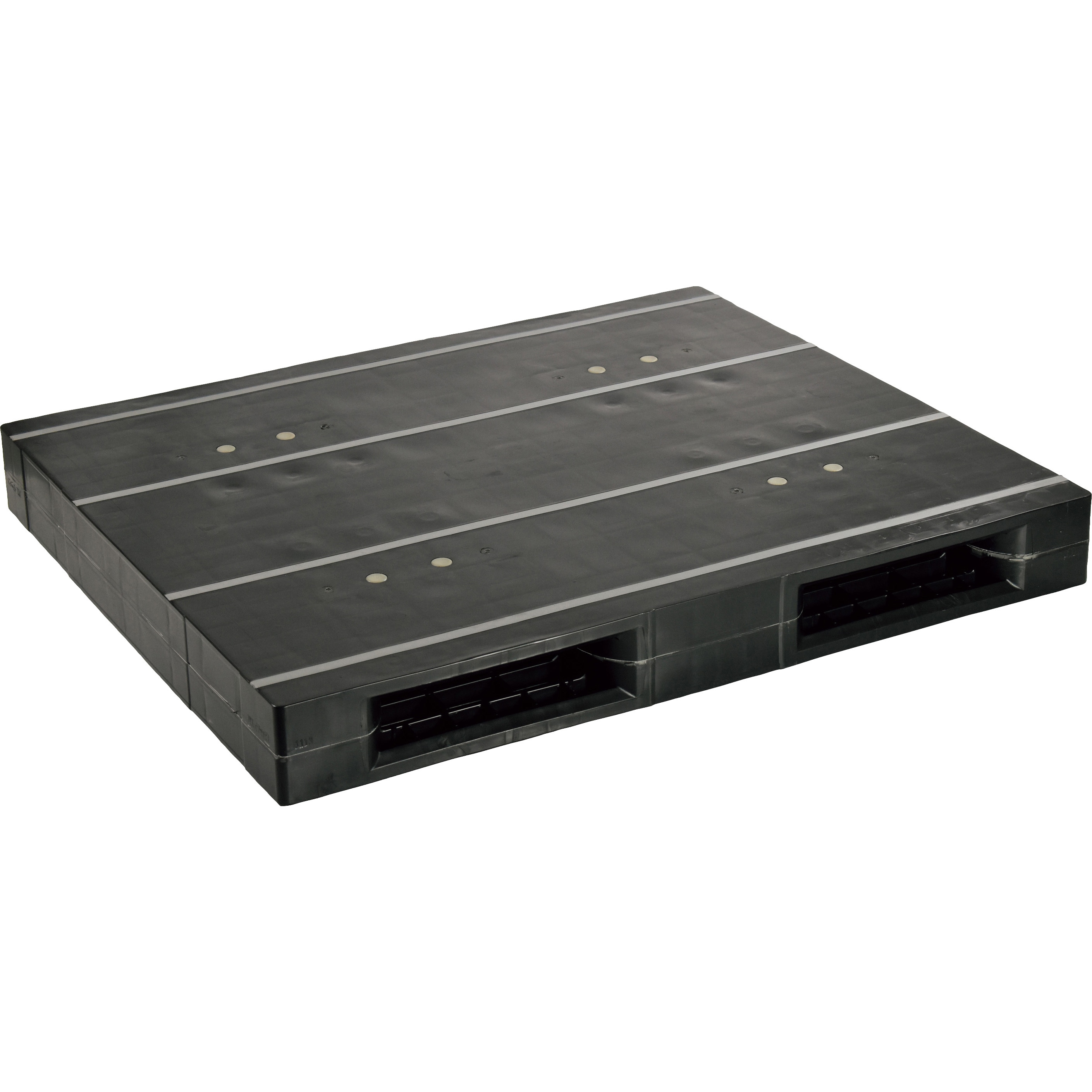 ZR-1113E-RR-BK プラスチックパレットZR-1113E-RR 両面ニ方差し 黒 日本プラパレット(NPC) ハンドリフター非対応 幅300mm奥行1100mm 1枚