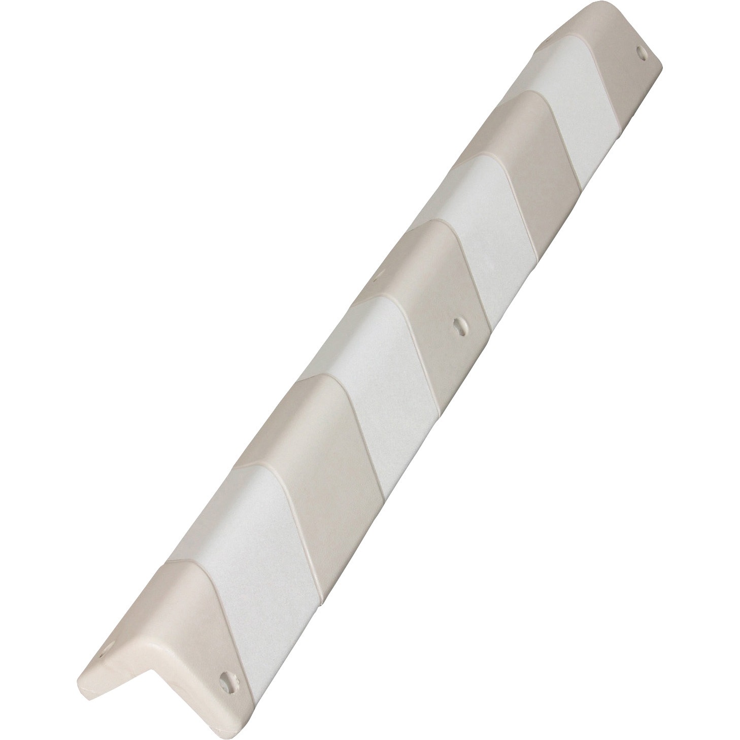 PU-25 PUクッションL字型 カーボーイ 灰/白色 厚さ18mm幅125mm長さ1m 1本 PU-25