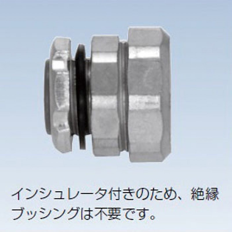 K2BG12 ケイフレックス用コネクタ ノックアウト接続用 管用平行おねじ