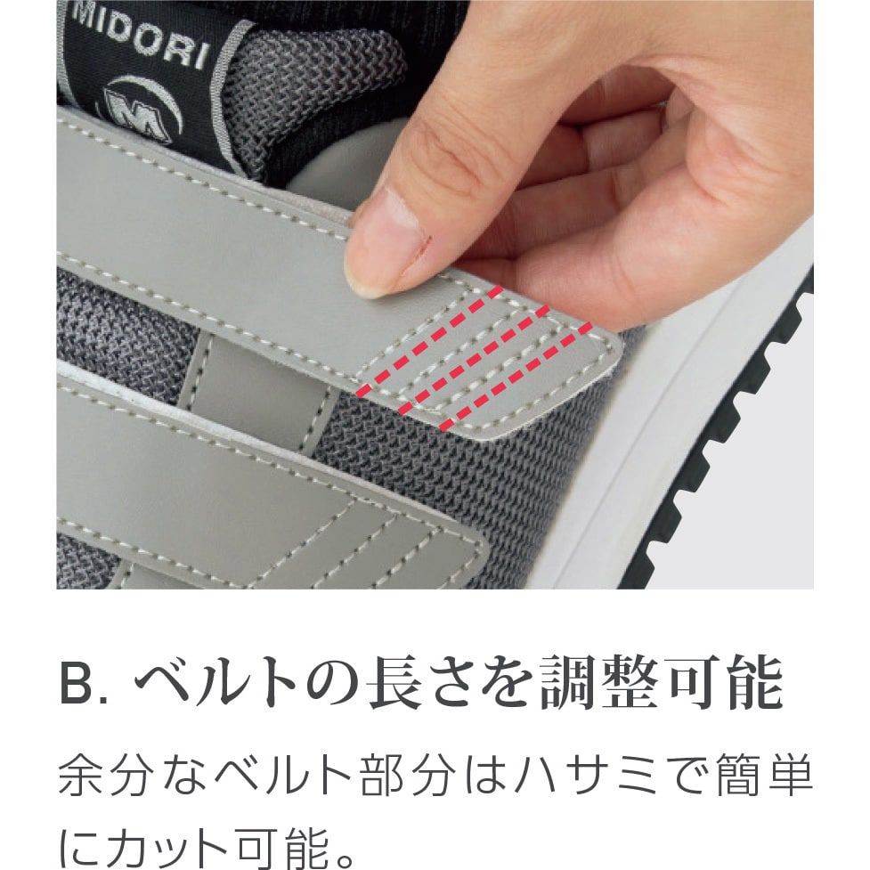 MWJ-115-BK-21.5 ワーク女子力 先芯入スニーカー ミドリ安全 MWJ-115-BK-21.5 ワーク女子力 先芯入スニーカー ミドリ安全