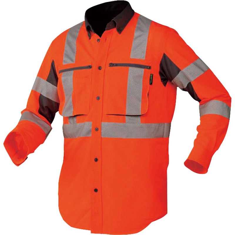 TBZ HI-VIS CL3-01OA スーパークールサマーシャツ 東洋物産(ESPADA