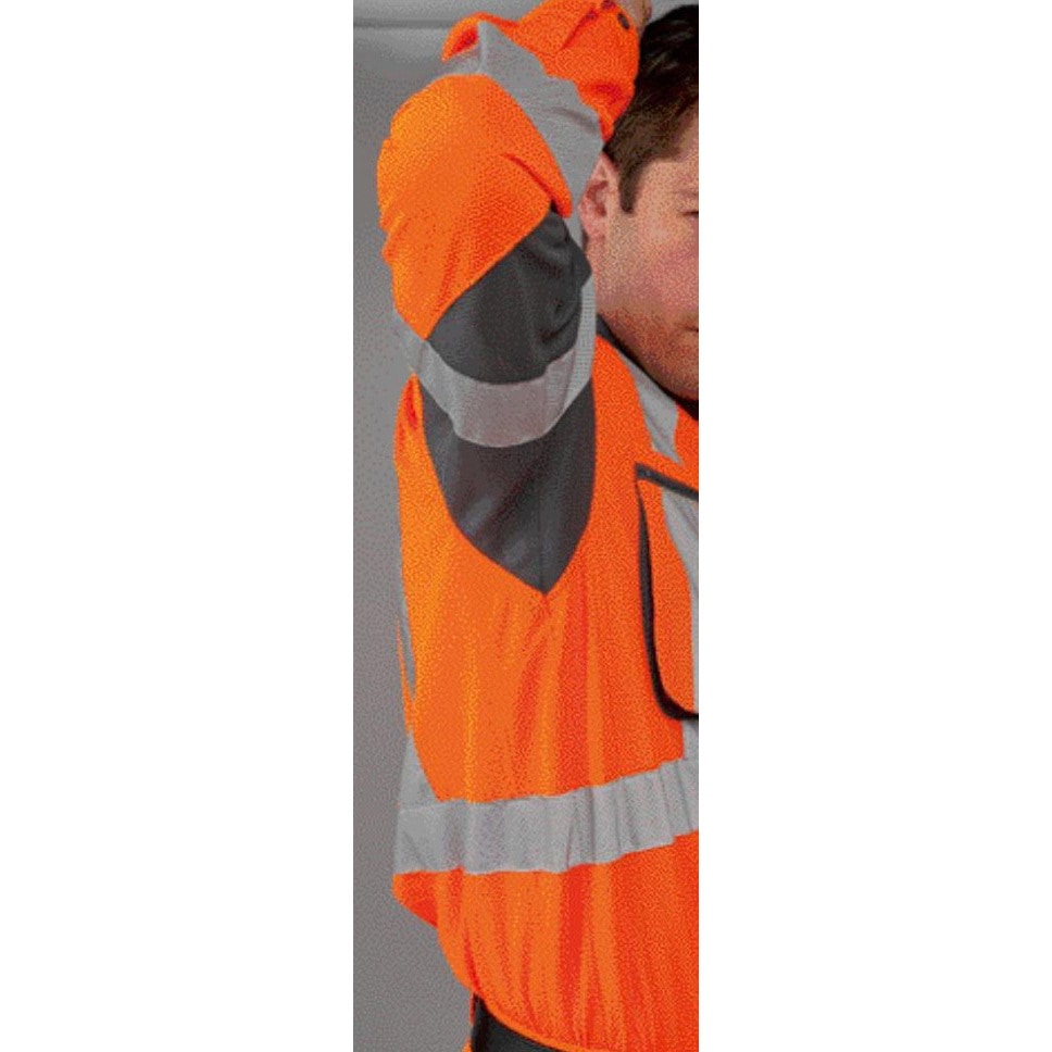 TBZ HI-VIS CL3-01YA LL スーパークールサマーシャツ 東洋物産(ESPADA) 長袖 ポリエステル100% イエロー色 LL着丈82cm  TBZ HI-VIS CL3-01YA LL