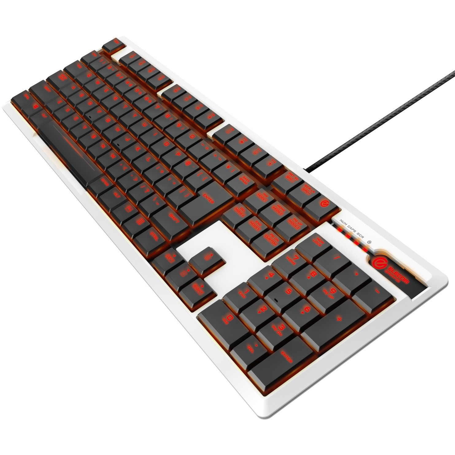 その他 ELECOM TK-ARMA50WH ARMA FPSゲーミングキーボード（フルサイズ） - TK-ARMA50WH