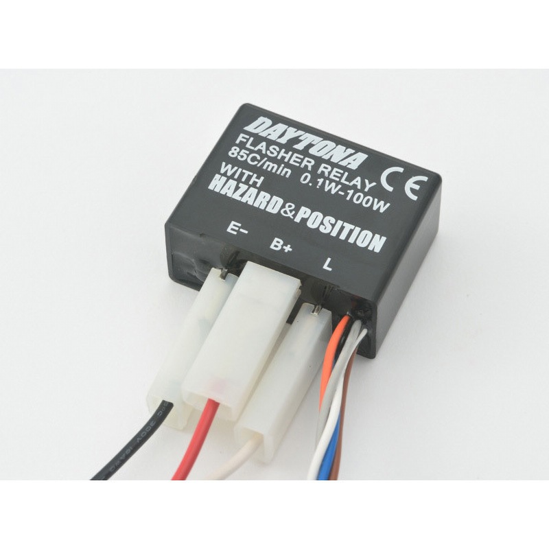 15368 LED対応ウインカーリレー 3PIN(ハザード機能&ポジション機能付き