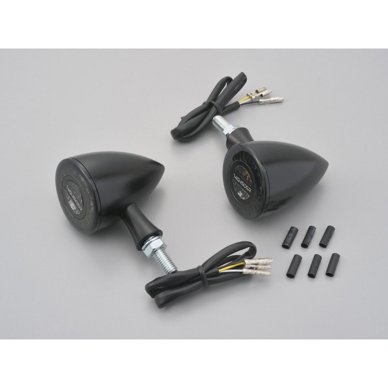 HIGHSIDER LEDホワイトポジションフロントウインカー ロケットブレット 15309 HIGHSIDER LEDホワイトポジション付きフロントウインカー