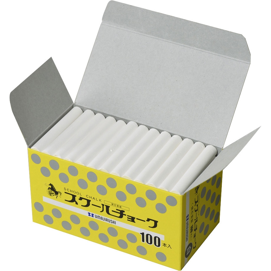 C201 スクールチョーク 馬印 白色 1箱(100本) C201 【通販モノタロウ】