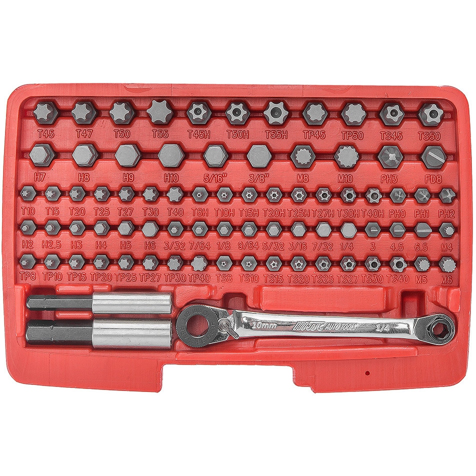 JTC7801 78PCS ダブルエンドミニラチェットビットセット 1個 JTC