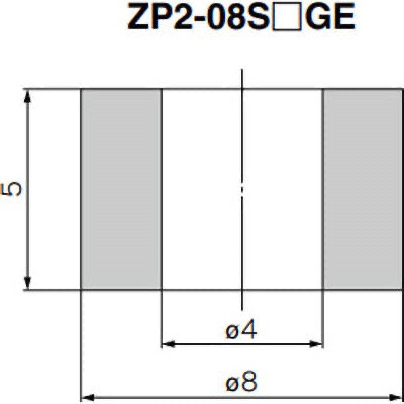 ZP2-08SGE スポンジパッド(パッド単体) SMC パッド径8mm 1袋(10個) ZP2-08SGE 5,244円
