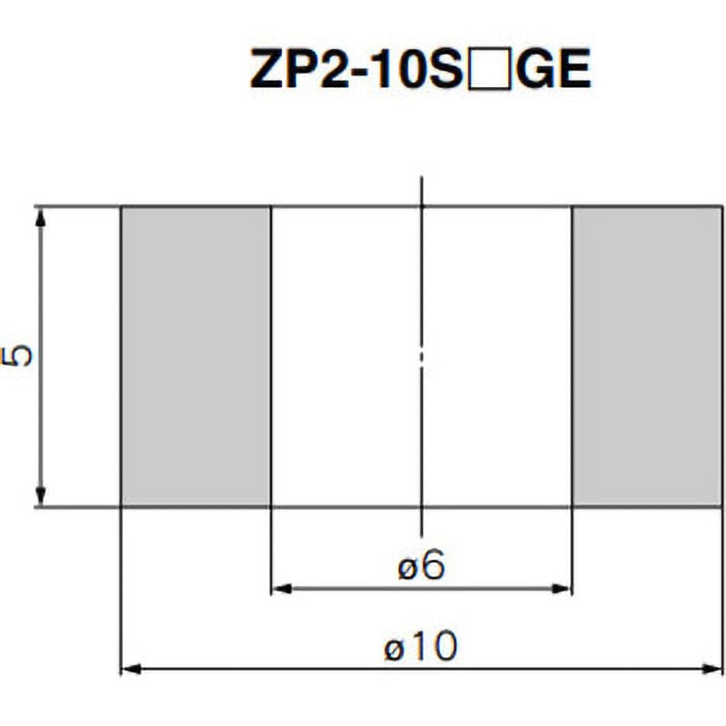 ZP2-10SGE スポンジパッド(パッド単体) SMC パッド径10mm 1袋(10個) ZP2-10SGE