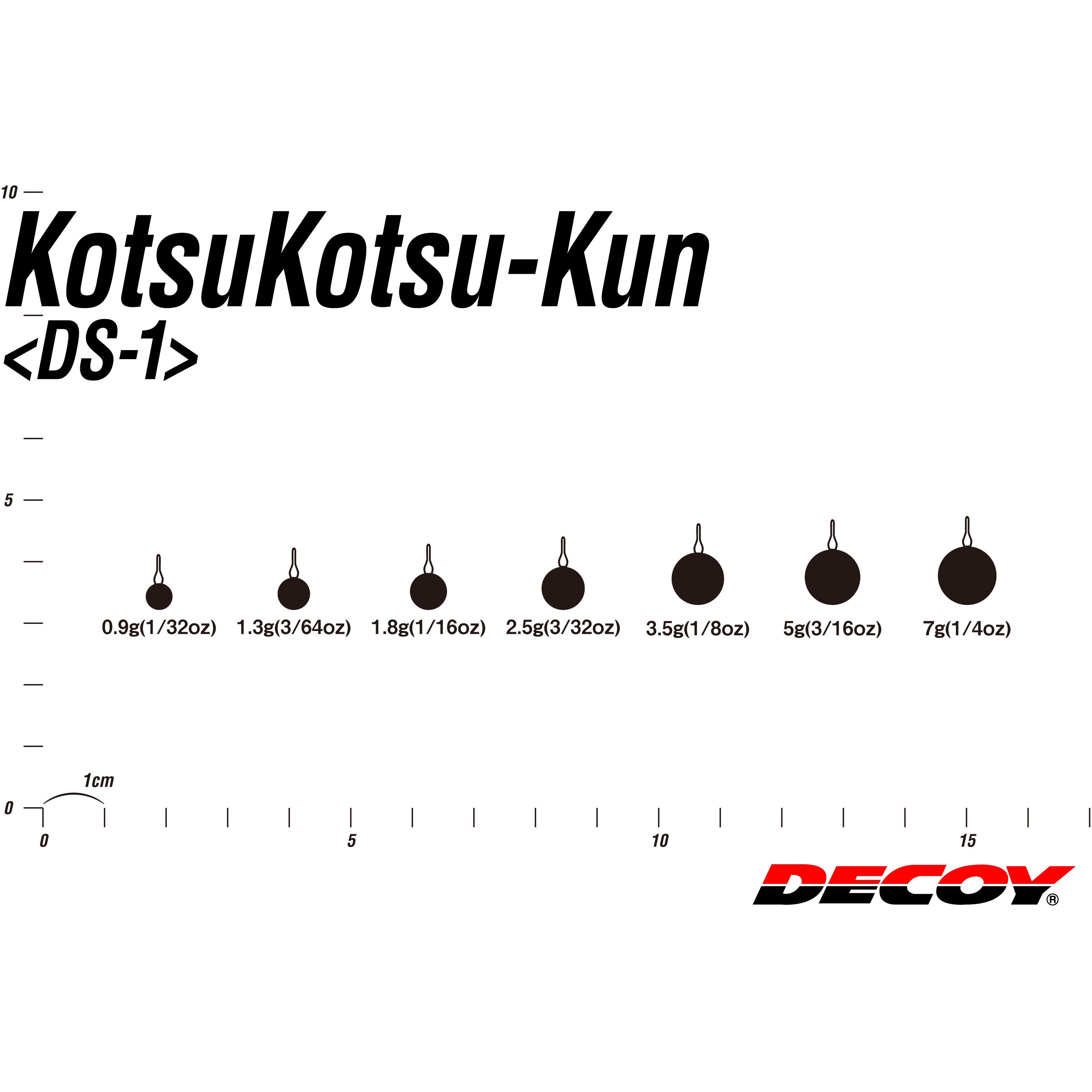 DECOY デコイ ダウンシンカー コツコツ君 7g 1/4oz 釣具 釣り具 釣り用品 デコイ　コツコツ君　ダウンシンカー　DS-1　DECOY | Lure＆Boats Back Lash