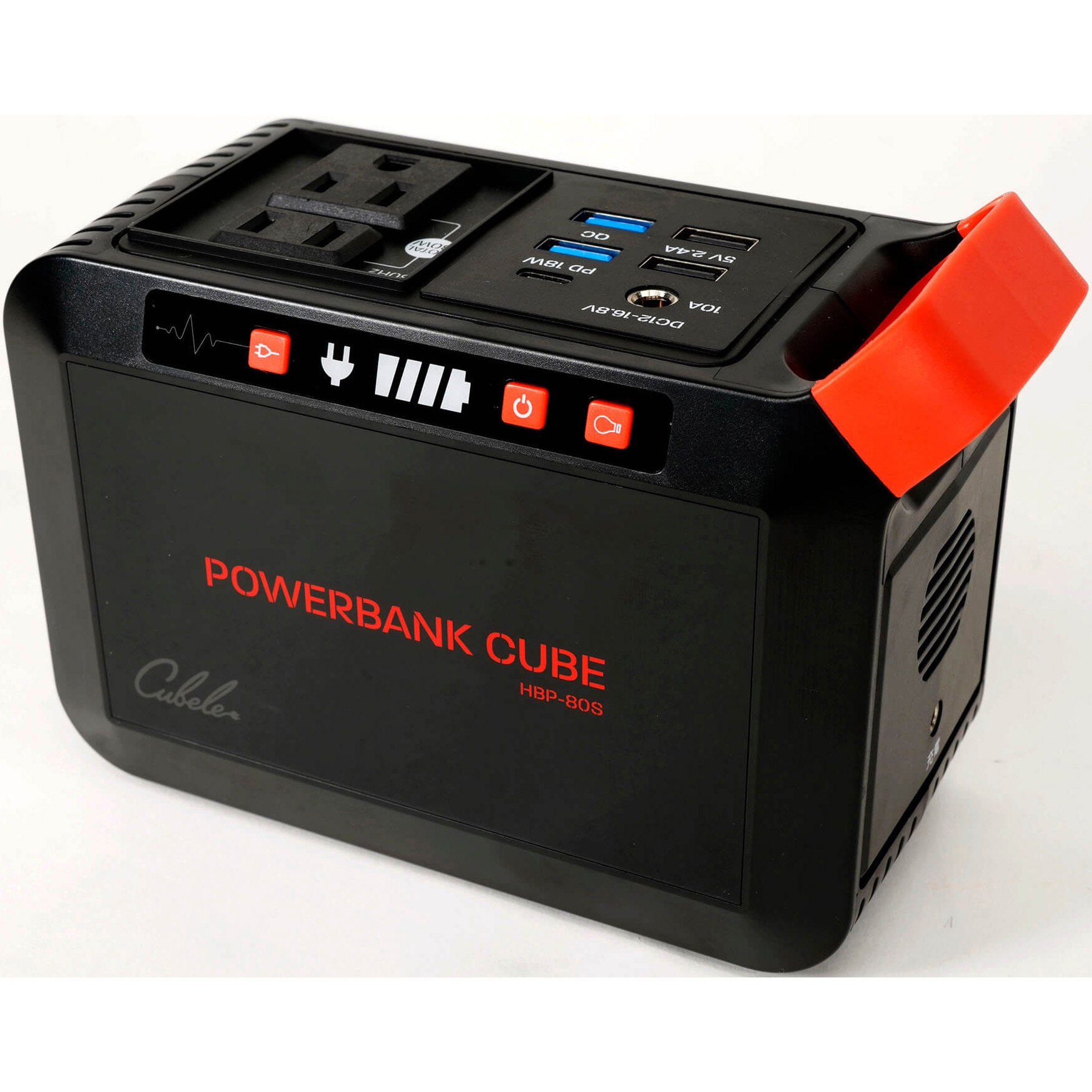 新品未開封 パワーバンクキューブ ポータブル電源 HBP-80S21W HBP-80S21W ポータブル電源パワーバンク キューブ 1セット インベス